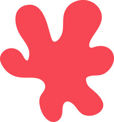 Obraz premium Abstract hand drawn organic shape