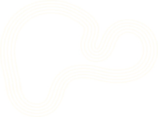 Abstract hand drawn organic shape