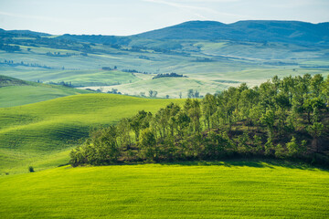Beautiful Toscany landscape view in Italy