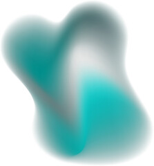 Abstract gradient colorful organic shape element