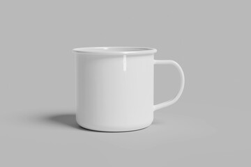 Enamel Mug Mockup