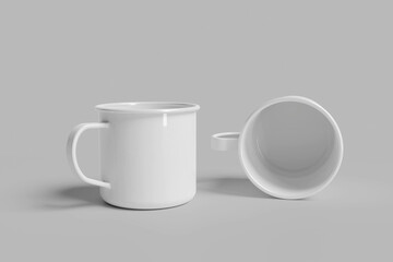 Enamel Mug Mockup