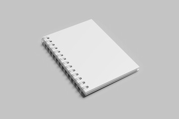 Blank Spiral Book Mockup