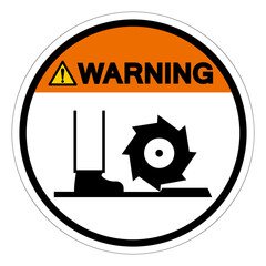 Warning Low Machinery Symbol Sign, Vector Illustration, Isolate On White Background Label .EPS10