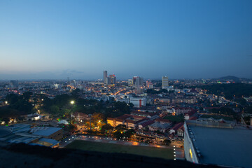 Fototapeta premium Skyline of Malacca