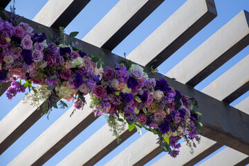 wedding overhead display