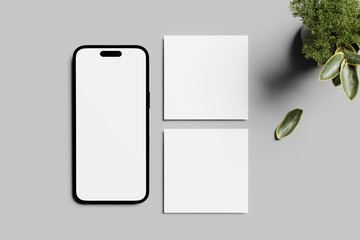 Blank Social Media mockup