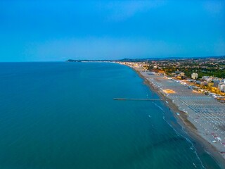 Rimini Rhythms: Aerial Harmony Over the Summer Seas