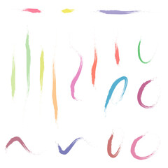 Set of lines for design 