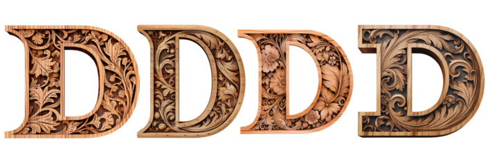 wooden alphabet letters