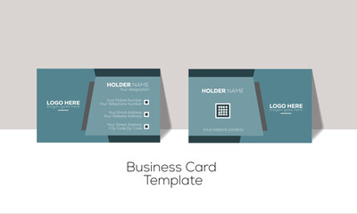 Simple Professional Business card design for personal and company identity.