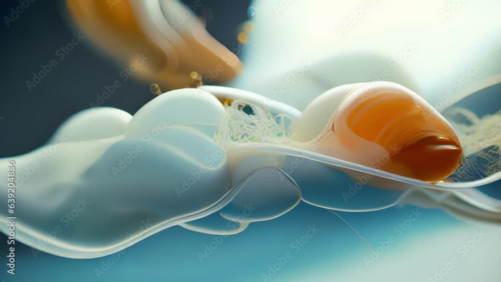 Aufkleber a microscopic flagella viewed through a microscope is composed of a central heme group which is surr