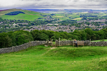 Contemplation at the top of Grin Low Hill.