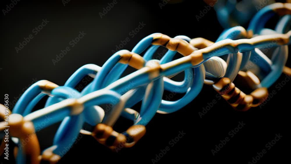 Poster macro microscope video of trna a detailed view of the structure of a trna molecule composed of the c