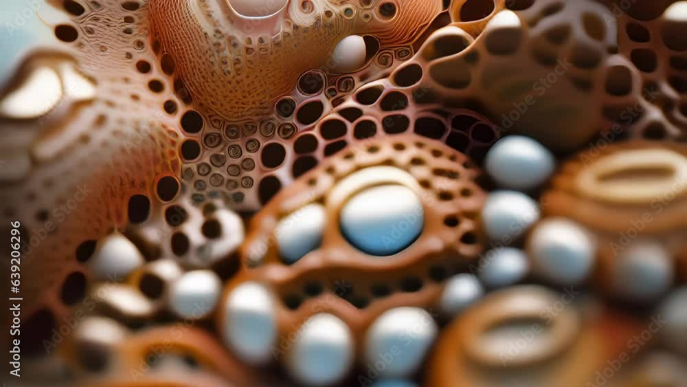 Poster captured in a captivatingly detailed macro microscope video the microscopic seeds appear as miniatur