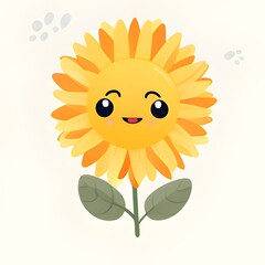 Obraz premium sun and flower
