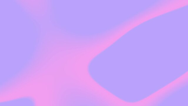Soft pink lilac lavender gradient background. Flowing motion of abstract drops. Pastel minimal backdrop for cover, banner, blog, presentation, web design. Liquid animation 4k. Gentle color transitions
