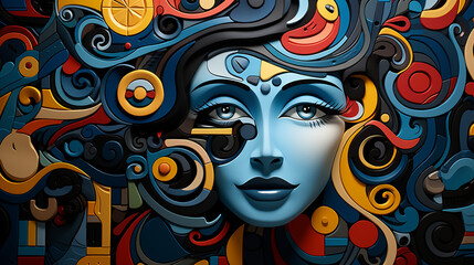 Cultural Fusion Tapestry