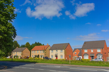 New houses in the village
