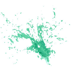 Obraz premium Paint Splash isolated on transparent background