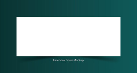Facebook cover design mockup and web banner mockup design