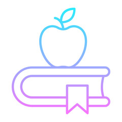 Helathy Education Gradient Icon
