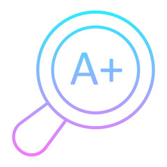 Marks Finding Gradient Icon