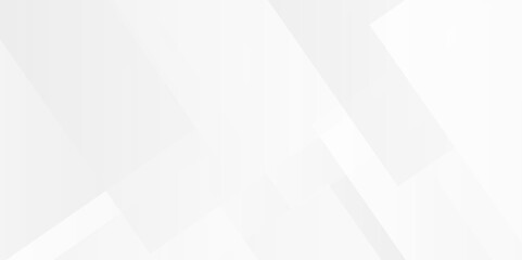 	
Modern white abstract background with lines and tecnology triagle texture background. Space design concept. Decorative web layout or poster, banner. White grey background vector.