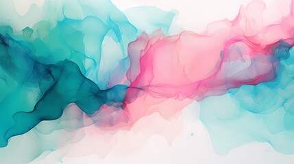Abstract colorful watercolor background. Ink in water