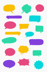 Enhance your communication with our Speech Bubble Elements Pack. Versatile assortment of speech bubbles in various shapes and styles, perfect for conveying messages, quotes, or dialogue.