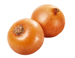 composição de cebolas inteiras com casca isolado em fundo transparente 