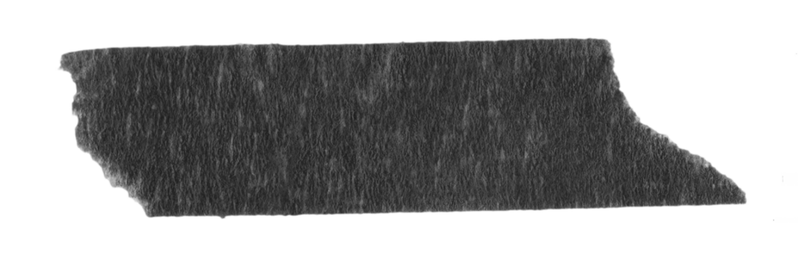 black sticker paper tape washi tape high quality isolated	
