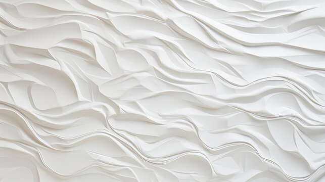 fondo de pared o papel  blanco rugoso, con textura y ondas
