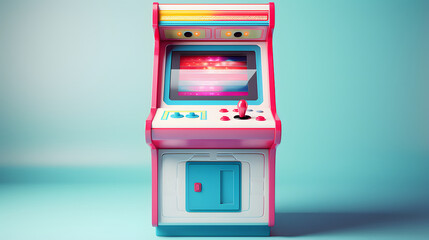 Retro arcade machine