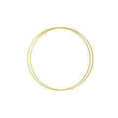 Golden Ring | Gold decoration | luxury ring with gold and glitter | elegant accessory for decoration | Gold glitter shiny round circle frame, luxury gold shape illustration element