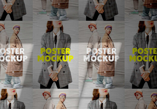 Poster On The Wall Mockup