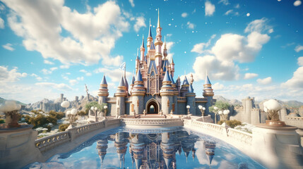 Beautiful Magic Fantasy Fairy Tale Castle