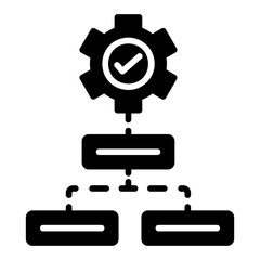 process glyph icon