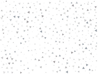 Festive Silver Triangular Confetti