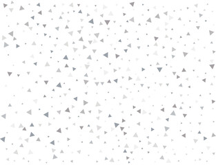 Festive Silver Triangular Confetti