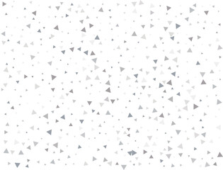 Festive Silver Triangular Confetti