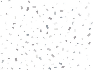 Falling Rectangular Silver Confetti