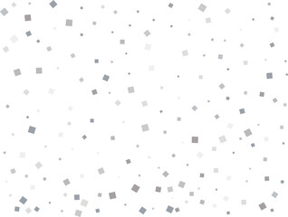 Silver Squares Glittering Christmas Lights Falling Confetti