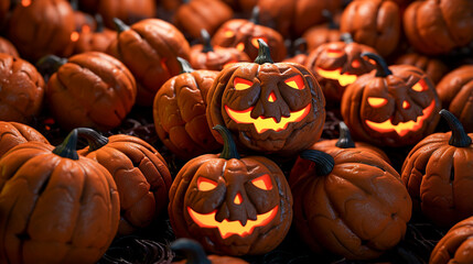 Halloween pumpkins collection