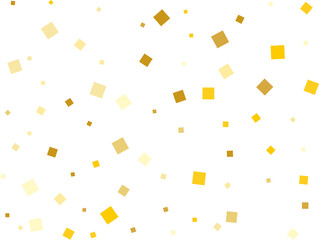 Gold Squares Confetti