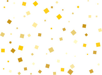 Gold Squares Confetti