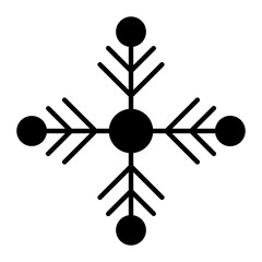 Snowflake Glyph Icon