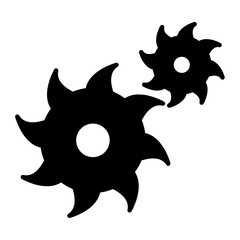 Gear Glyph Icon