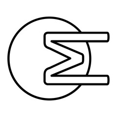 Heat Exchange Outline Icon