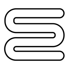 Obraz premium Brush Outline Icon